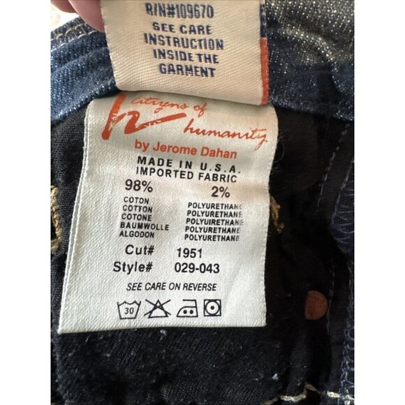 Citizens of Humanity Ingrid Style #029-043 Flare Jeans 25 low rise, woman's - Picture 13 of 13